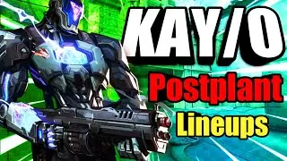 KAY/O Postplant lineups || ( part 2 ) || All maps || #valorant