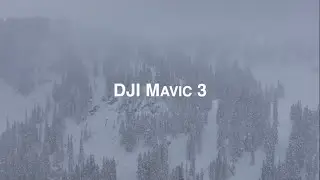 Mavic 3 Snow Storm Stevens Pass 5K Footage