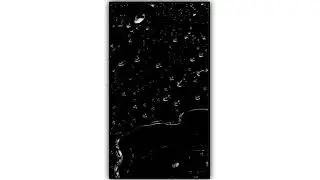 Water Droplets Black Screen Template Video Background Full Screen | Kinemaster Template Black Screen