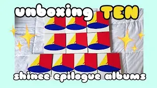 ☆ unboxing ten SHINee The Story of Light: Epilogue kpop album haul ☆