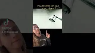 Tr bañas con agua muy caliente? #shortamv