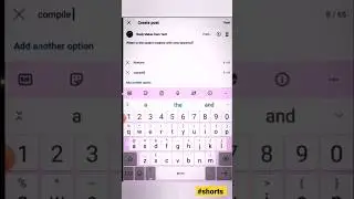 How to make question poll on youtube?  Community then how can I set the question options? 