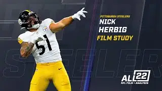 NICK HERBIG AND THE STEELERS DLINE DENTED DETROIT'S PASS PROTECTION - WK 3 FILM STUDY