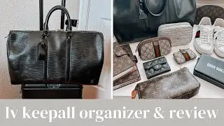 Louis Vuitton Keepall 45 Organizer, What Fits, & Review | Packing Clothes & How First Use Went