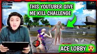 ACE LOBBY 💥 YOUTUBERS KILL CHALLENGE 💥 IPAD M1 CHIP HANDCAM | 4 FINGERS CLAW FULL GYRO | PUBG MOBILE