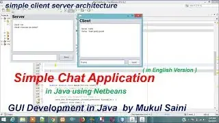 Java NetBeans Tutorial | chat application in java