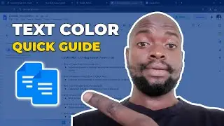 How to Change Text Color in Google Docs