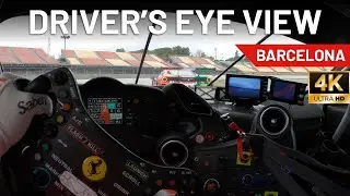 Ferrari 488 GT3 Evo - Helmet Cam Barcelona 2023