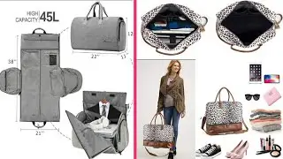 Large Capacity Folding Travel Bag, Foldable Travel Duffel Bag, Lightweight Waterproof BAG Amazon.