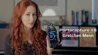 Gretchen Menn Records Guitar with the Portacapture X8 32-bit float recorder