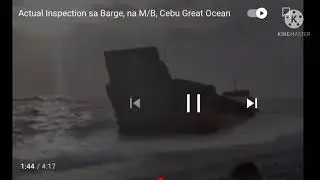 LCT Cebu Great Ocean -sumadsad sa Surigao sa panahon ng Bagyong Bising - April 19,2021