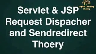 9 Servlet & JSP Request Dispatcher and Sendredirect | Online Training Download app from below link