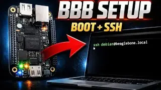 Embedded Linux Tutorial for Beginners | BeagleBone Black First Boot & SSH Setup