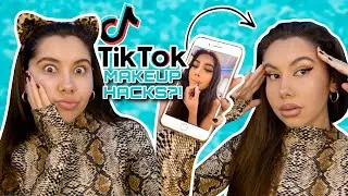 Ich teste VIRALE TIKTOK MAKEUP HACKS!🤣 | Valeria Greb