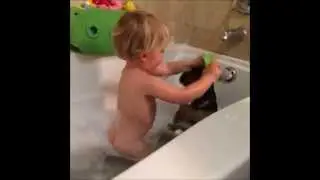 Тео и Бэо -- восхитительные фотографии, видео щенка и малыша.7