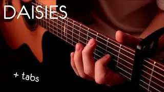 Daisies - Fingerstyle Guitar Cover - Katy Perry / Acoustic Tutorial (TABS)