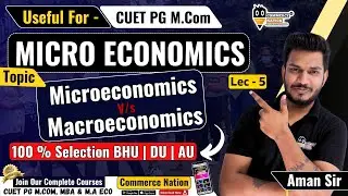 Micro Economics Part 5 - CUET PG M.Com 2026 | Aman Sir | Complete CUET Commerce Preparation With Us