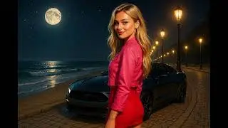 Summer Night (synthwave vocal music)