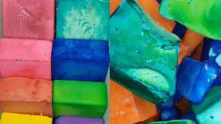 Dyed Gymchalk ASMR Compilation 🤍❤💚💜🖤💙🧡💛🤎