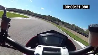 Volta rapida Ducati Hypermotard 1100 circuit mora d'ebre