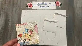 Creating a Mini Cd Sleeve envelope template Tutorial & decorating it, plus a FREE printable template