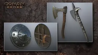 Conan Exiles Gameplay - Beginning To Iron Tools Tutorial