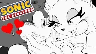 ROUGE CUTS SONIC'S HAIR! (Sonouge Short Comic Dub)