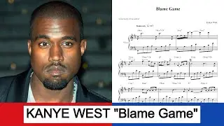 Blame Game - Kanye West (piano)