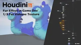 Houdini Fur 1/3 Fur Volume Texture
