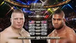 UFC 141 - Brock Lesnar vs Alistair Overeem HD