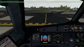 POV TakeOff Frankfurt RWY 18 Lufthansa A320 Sharklets CFM | FSLabs A320 P3Dv5