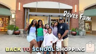 BACK TO SCHOOL SHOPPING with the Doves 🎉🛍️🛒🤗