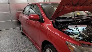 TOYOTA COROLLA 2010 alternator replacement.