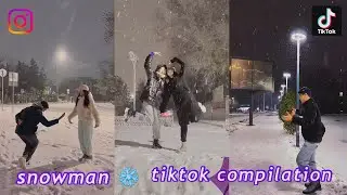 Snowman reverb | Sia | Tiktok compilation ❄️