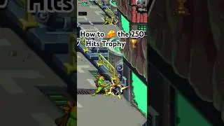 Easy Trick to get 250 Hits Trophy! TMNT: Shredder's Revenge #shorts