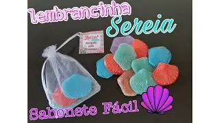 Lembrancinha Sereia Fácil, Rápida e gastando pouco!