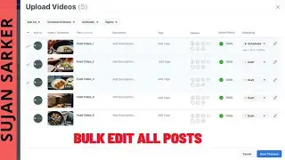 How to Bulk edit Facebook Posts