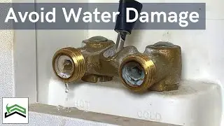 Stop Water Leak At Washing Machine Valve | Fast Temporary Fix