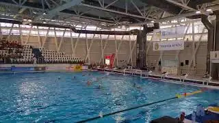 Първият гол за България на мача от европейската квалификация по водна топка за жени