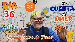 La Cuenta del Omer año 5782 - Jesed en Yesod - Los 36 Tsadikim y la Havdalah, Cubo - More Luis