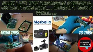 How I fixed my Marbella Dashcam Power & OK Button BUT it doesn't go well #marbella #dashcam #repair