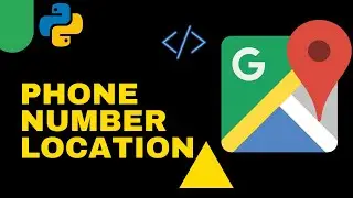Track phone number location using python | Python Map Project 🔥
