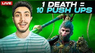 Black Myth Wukong But 1 Death = 10 Push Ups!