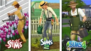 Sims 1 vs Sims 2 vs Sims 4 - Gardener