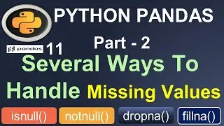 Python Pandas Tutorial: Several Ways To Handle Missing Value Part-2 #11
