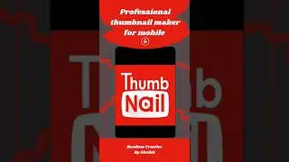 Top free thumbnail maker for android #shorts