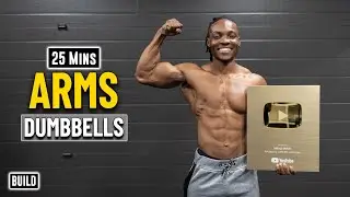 dumbbell total arms annihilation! [25 mins] | 1 million subscribers workout