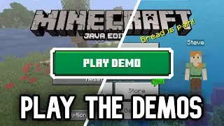 How To Play On The Minecraft Demos