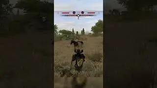 BANNERLORD Кавалерист отгреб у толпы кавалеристов Short 