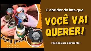 A Different Can Opener! Turn your can into a glass!